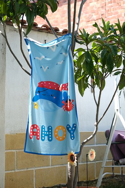 moris home DIGITAL PRINTED 65x130 CHILDREN'S BEACH TOWEL