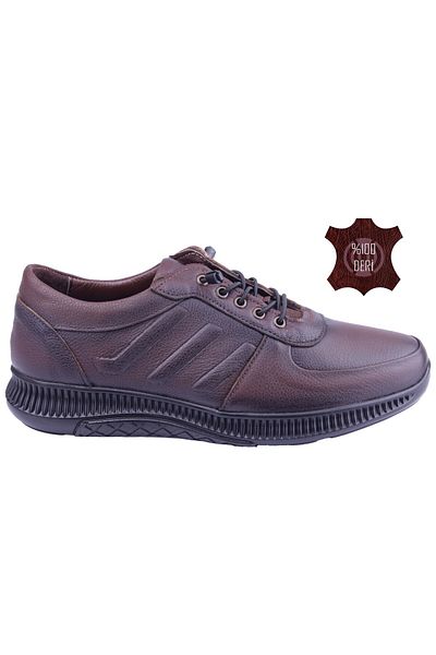 DETECTOR Εσωτερικό και εξωτερικό Γνήσιο δέρμα Full Orthopedic Comfort Gel Σόλα Casual Ανδρικά παπούτσια Ök650s