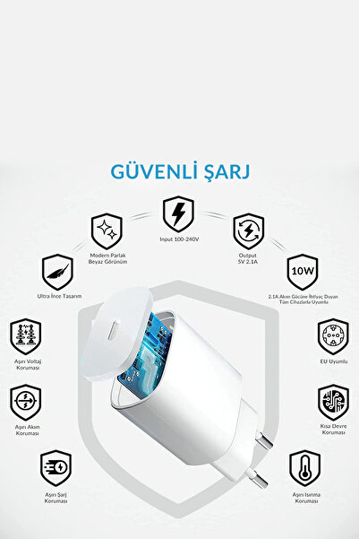 Deji Oppo A5s/ax7/rx17 Neo Şarj Aleti 10w Micro Usb