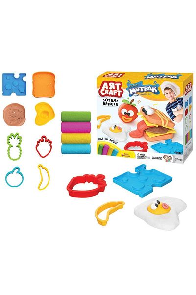 Doğan Oyuncak Dünyası Kitchen Dough Set (200 Gr.) - Play Dough Set - Dough Sets - Dough Molds