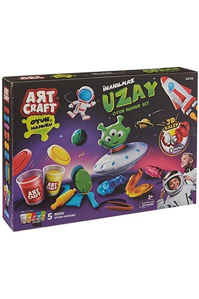 Art Craft 03733 Amazing Space Play Dough Set 380 Gr