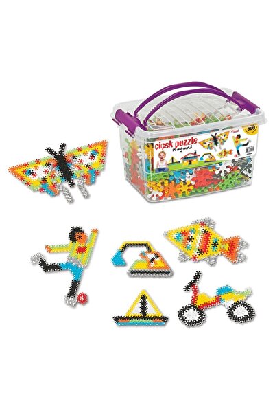 Doğan Oyuncak Dünyası Flower Puzzle (500 Pieces) - Flower Lego - Lego Toys - Building Toys - Flower Figure