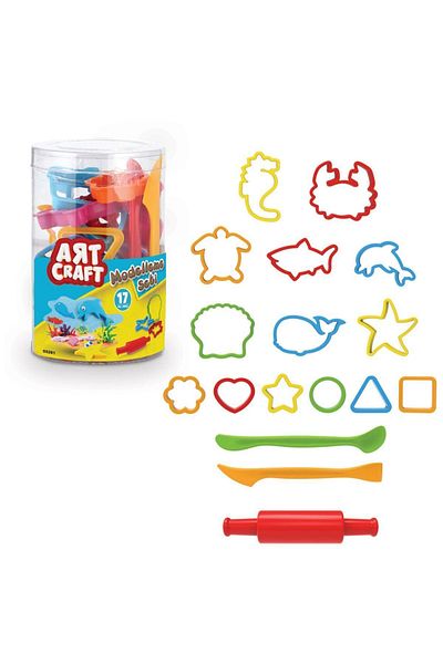 Doğan Oyuncak Dünyası Modeling Set Cylinder - Play Dough Set - Dough Sets - Dough Molds