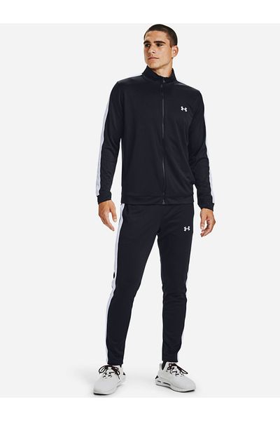 Under Armour بدلة رياضية محبوكة بتفاصيل مخططة على الجانب