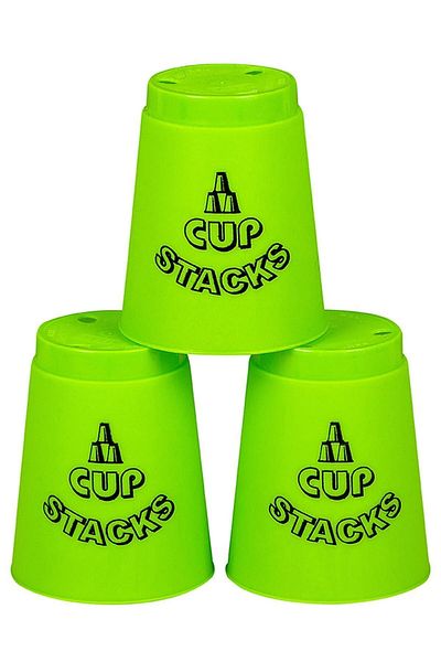 Doğan Oyuncak Dünyası Speed Cup Stacks Green - Licensed Cup Balance Game - Cup Game - Fast Cups