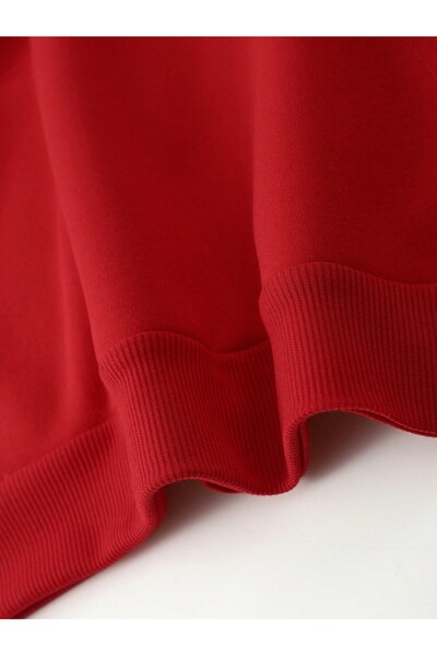 DAXİS Sportwear Company UNISEX Kapüşonlu Baskılı Büyük Beden Sweatshirt