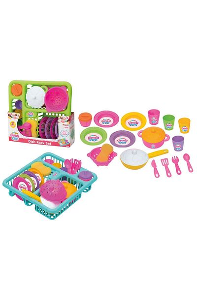 Doğan Oyuncak Dünyası Candy & Ken Dish Rack Set - Kitchen Sets - Home Toy Sets