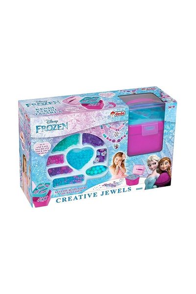 Frozen Frozen Elsa Large Bead Jewelry Set with Bag and Basket Girl Toys