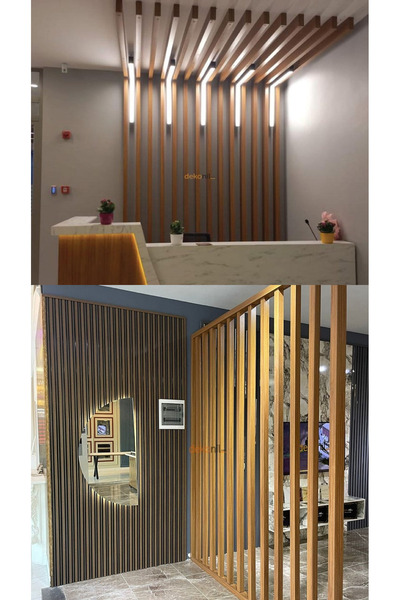 Dekonil Ahşap Seperatör Duvar Bölme Profili 5*8*280 Cm (1 Adet)