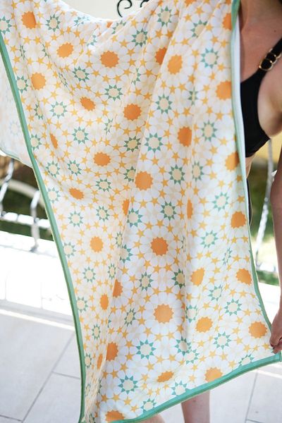moris home Digital Printed Micro Beach Towel - Elegant Design