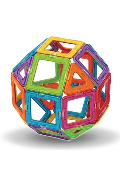 Doğan Oyuncak Dünyası Original Magical Magnet 30 Pieces - Original Magical Magnet - Magnet Lego - Magnetic Lego Set