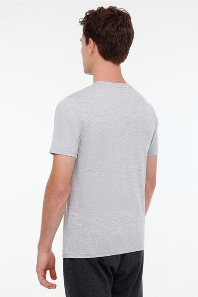 Kinetix MB SN220 T SHIRT 4PR GRI MELANJ Erkek Kısa Kol T-Shirt