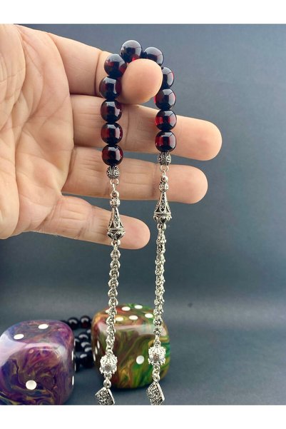 KEHRİBARGRAM Original Surmeli Amber Prayer Beads