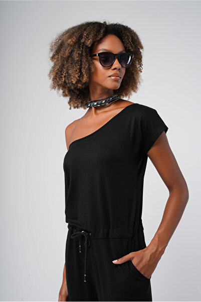 Hopoi Salopetă de damă cu talie fără umăr