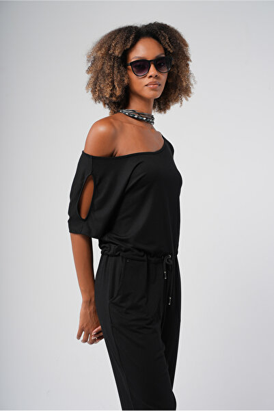 Hopoi Salopetă de damă cu talie fără umăr