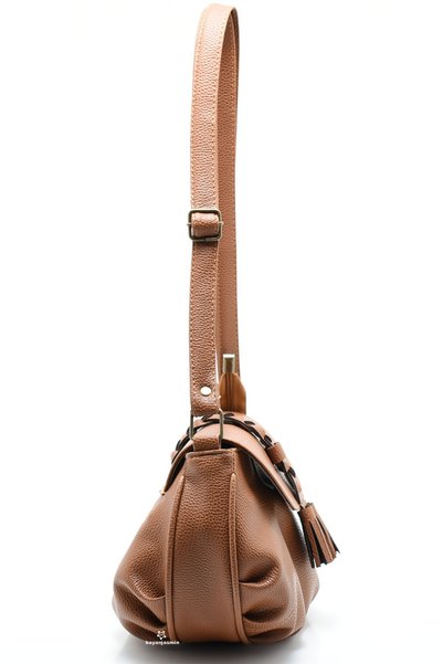 Jasmin Tan Small Size Crossbody Women's Bag with Shoulder Strap