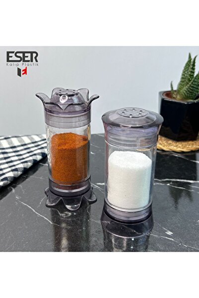 Genel Markalar Tuzluk Ve Baharatlık 2li Set Plastik Mavi