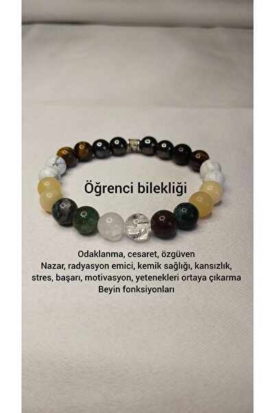 kuartz Natural Stone Certified Bracelet. Approved by Expert Tested