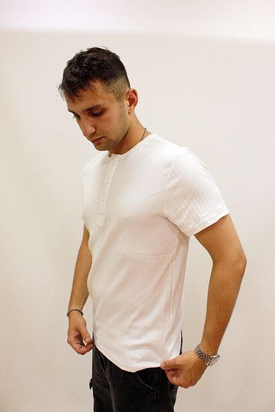 Cazador Jazz 4270 - Ανδρικό T-Shirt, Πέτο με αυτοπλεκτικό και πατιλέτα