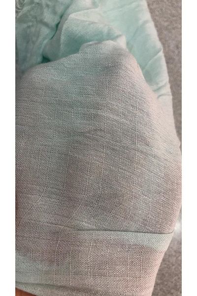 turkanlarhome MINT GREEN MUSLIN METER FABRIC (ΒΡΕΦΙΚΑ ΡΟΥΧΑ, ΣΥΝΤΑΞΗ, ΠΑΝΙ ΣΤΟΜΑΤΟΣ Κ.Λ.Π.)