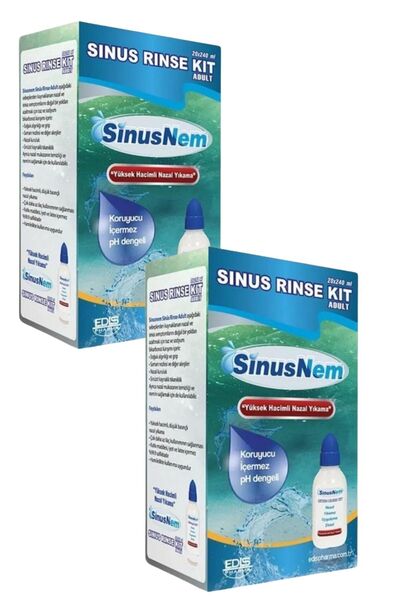 EDİS PHARMA Sinusnem Sinus Rinse Kit Yetişkin Nazal Yıkama X2
