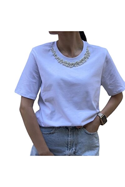 Butik Taşlı T-Shirt