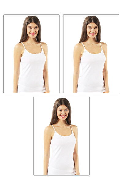 Generic Brand Flexible and Comfortable Cotton Ribbed Tank Top for Women - Pac...
