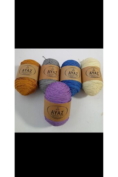 bi ters bi düz 5 Pieces of Polyester Macrame