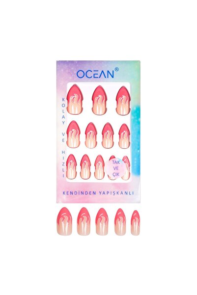 Ocean Tak Ve Çık Kendinden Yapışkanlı Takma Tırnak