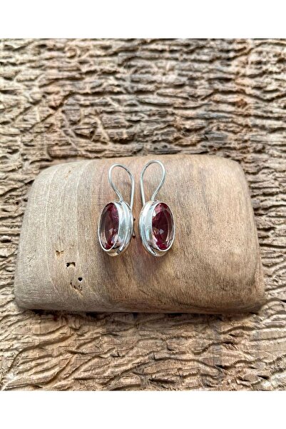 Apricity Silver Gümüş Zultanit Taşlı El Işi Küpe