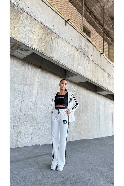 bonibon butikk 2024 Special Design - Zippered and Sporty Strappy Crop Top 3 Piece Set