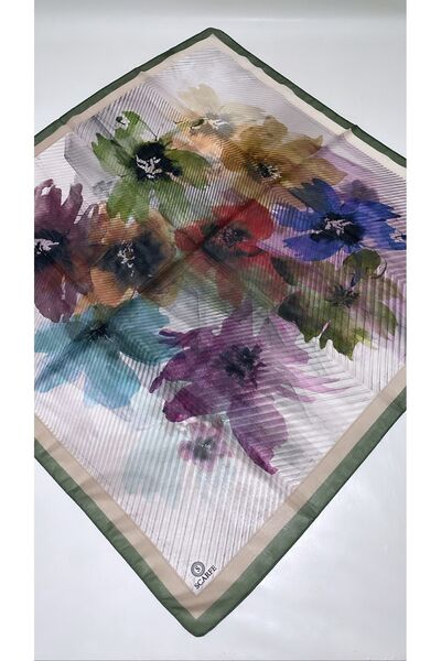 Onur وشاح - موضة جديدة وشاح ناعم حجاب ملابس المرحلة قماش نسائي رياضي منقوش (أ...