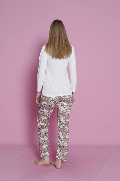 Emir Store Women's Long Sleeve Pajama Set - Nightgown