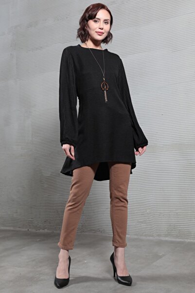 GİYSA Tunika sa plisiranim rukavima i pojasom - Ženska tunika