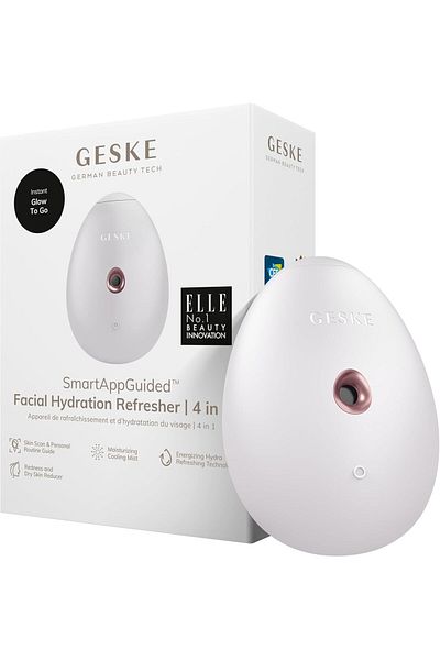 Geske Facial Hydration Refresher 4 in 1 | Face Steamer Water Spray Face Mister| Starlight