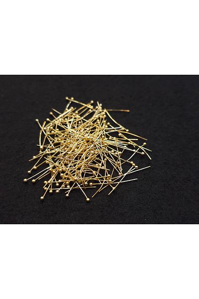 Yüksel Boncuk Μεταλλική βελόνα 10 g - 2,5 cm επίχρυση χύμα