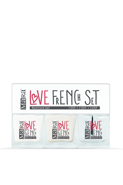 Mara Love French Manicure Set Beyaz