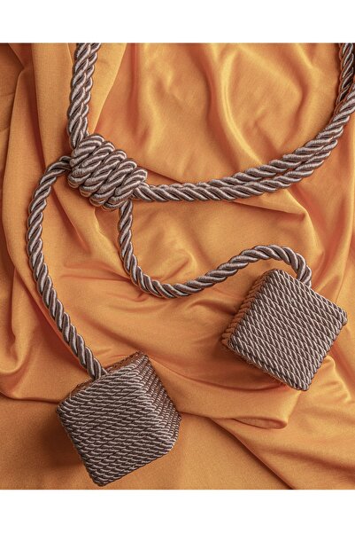 MEFAKS TEKSTİL Kare Küp Kordon Sarım Model Braçol Kestane Rengi