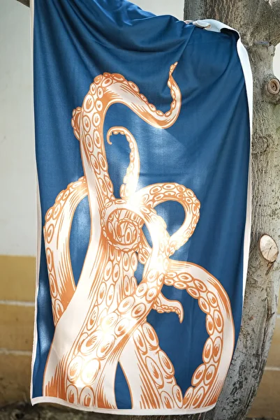 moris home Micro Beach Towel - Digital Printed