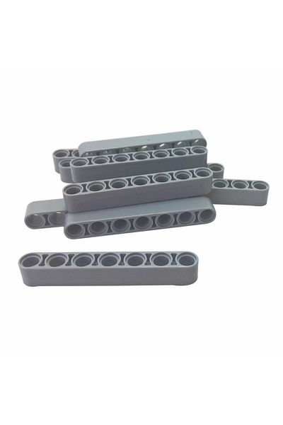 LEGO Technic Moc Custom Accessory Liftarm 1 X 7 Thick - Light Gray 4 Pieces Will Be Sent
