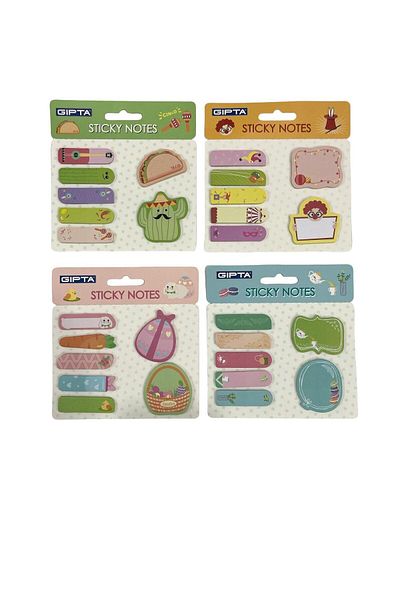 Gıpta Cute Patterned Adhesive Note Paper - 1 Piece is Sent