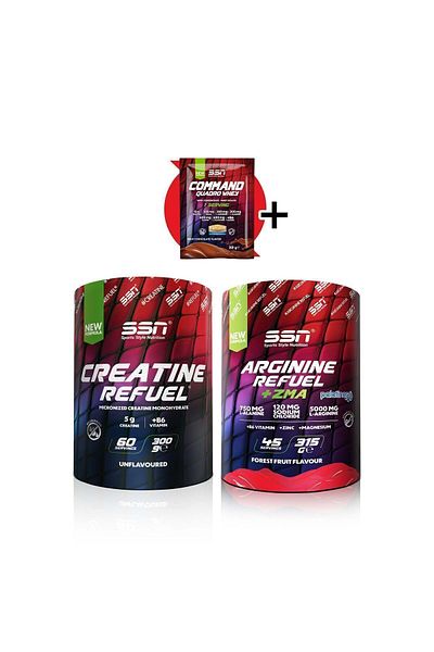 SSN Sports Style Nutrition Performance Combo 1 - Creatine and Arginine Hood