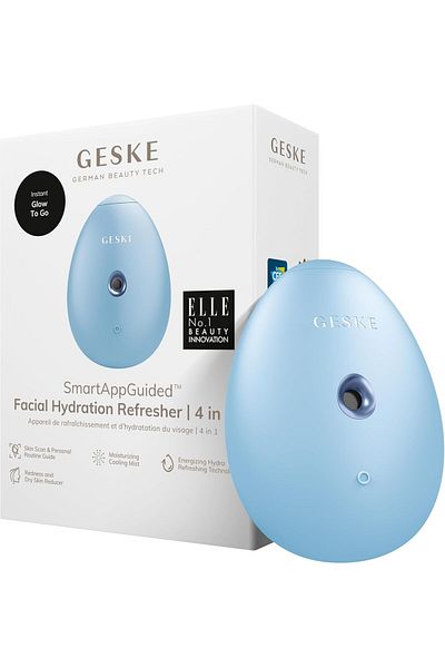 Geske Facial Hydration Refresher 4 in 1 | Face Steamer Water Spray Face Mister| Aquamarine