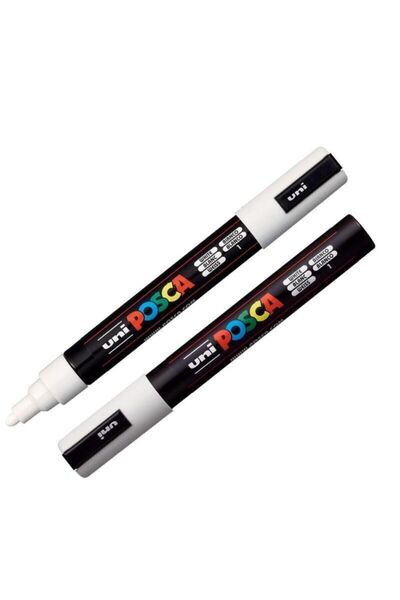 Uni Posca Pc-5m (1.8-2.5mm) - Beyaz