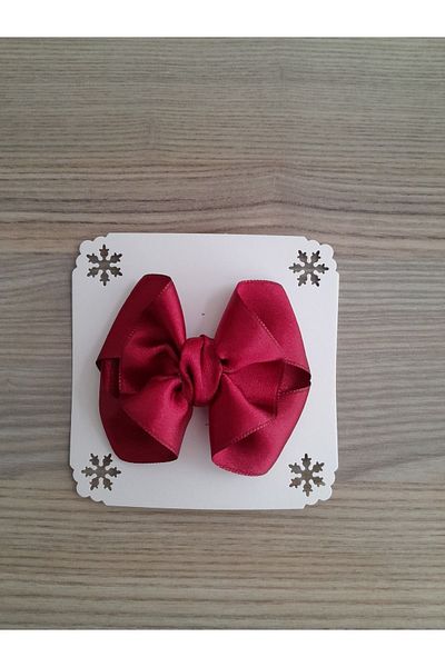 Accessories Satin Bow Baby Buckle - Hairless Snap Clip, Single Buckle for Newborn and Baby Girl