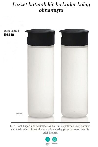 Tupperware 360 ml Black Duru Sauce Bowl Oil Bowl