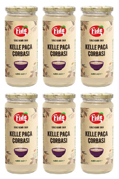 FİDE Kelle Paça Çorbası 6 X 480 ml