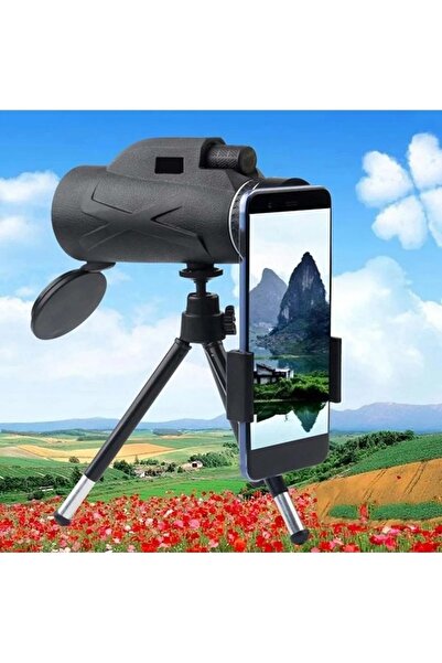 YENİLZD YENLZD Telefon Kamera 80X Dürbün Zoom Tek Göz Monoküler HD El Dürbünü Teleskop