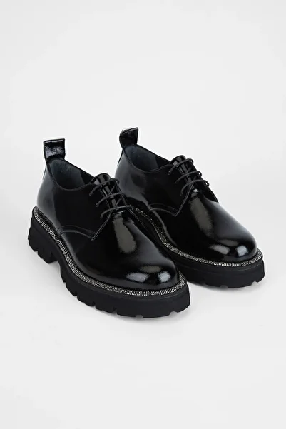 Valmenti Дамски мокасини от естествена кожа BLACK KRSK RGN