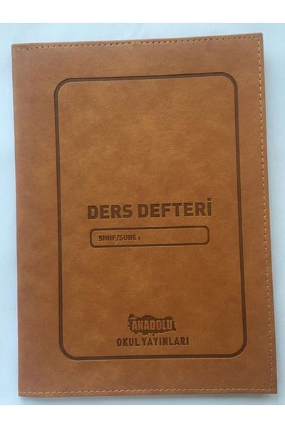Anadolu Okul Yayınları Thermo Leather Bound 30036 Textbook for 10 Classes 3 Pieces